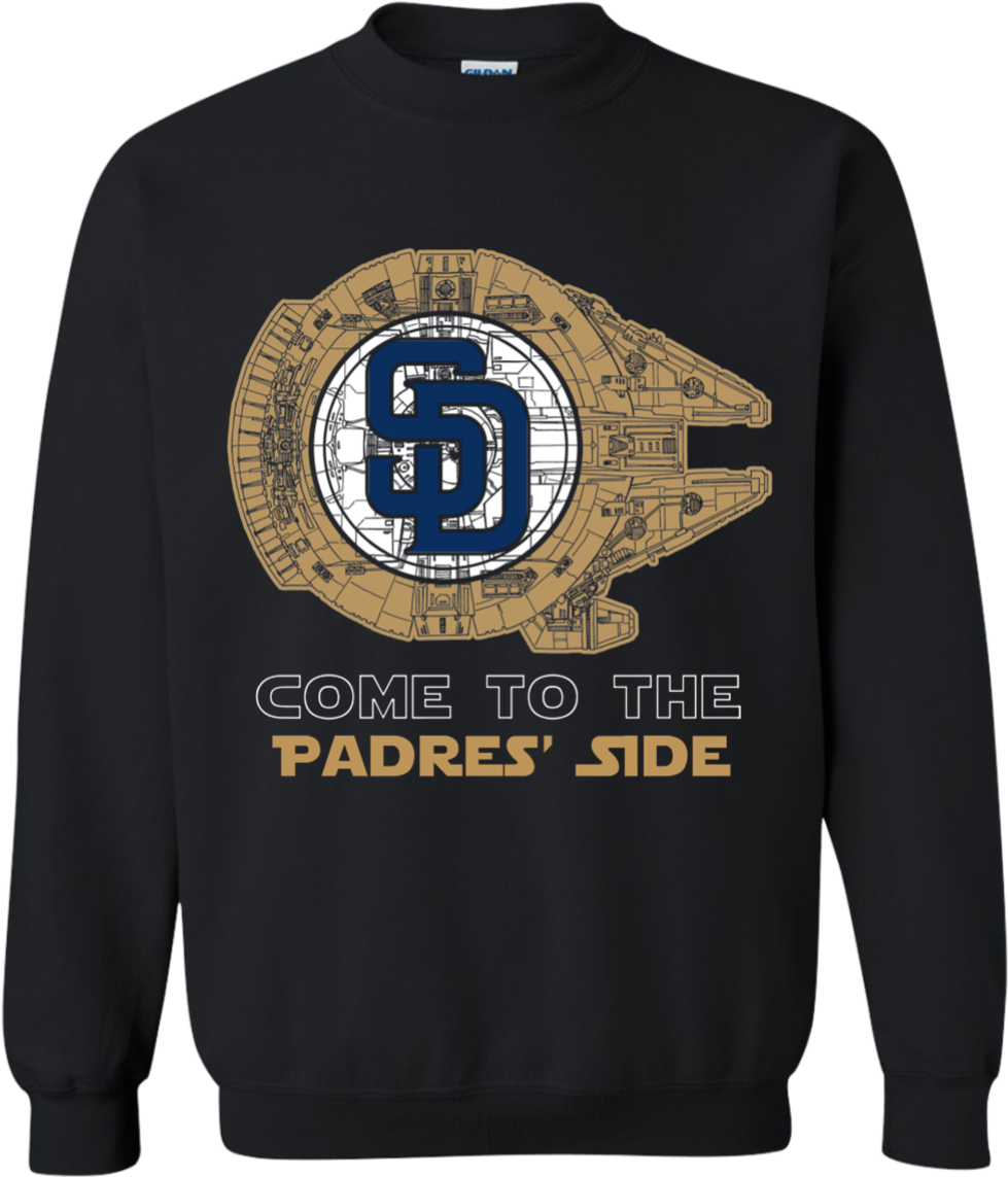 Mlb Come To The San Diego Padres Side Star Wars T-shirt - Star Wars (1155x1155), Png Download