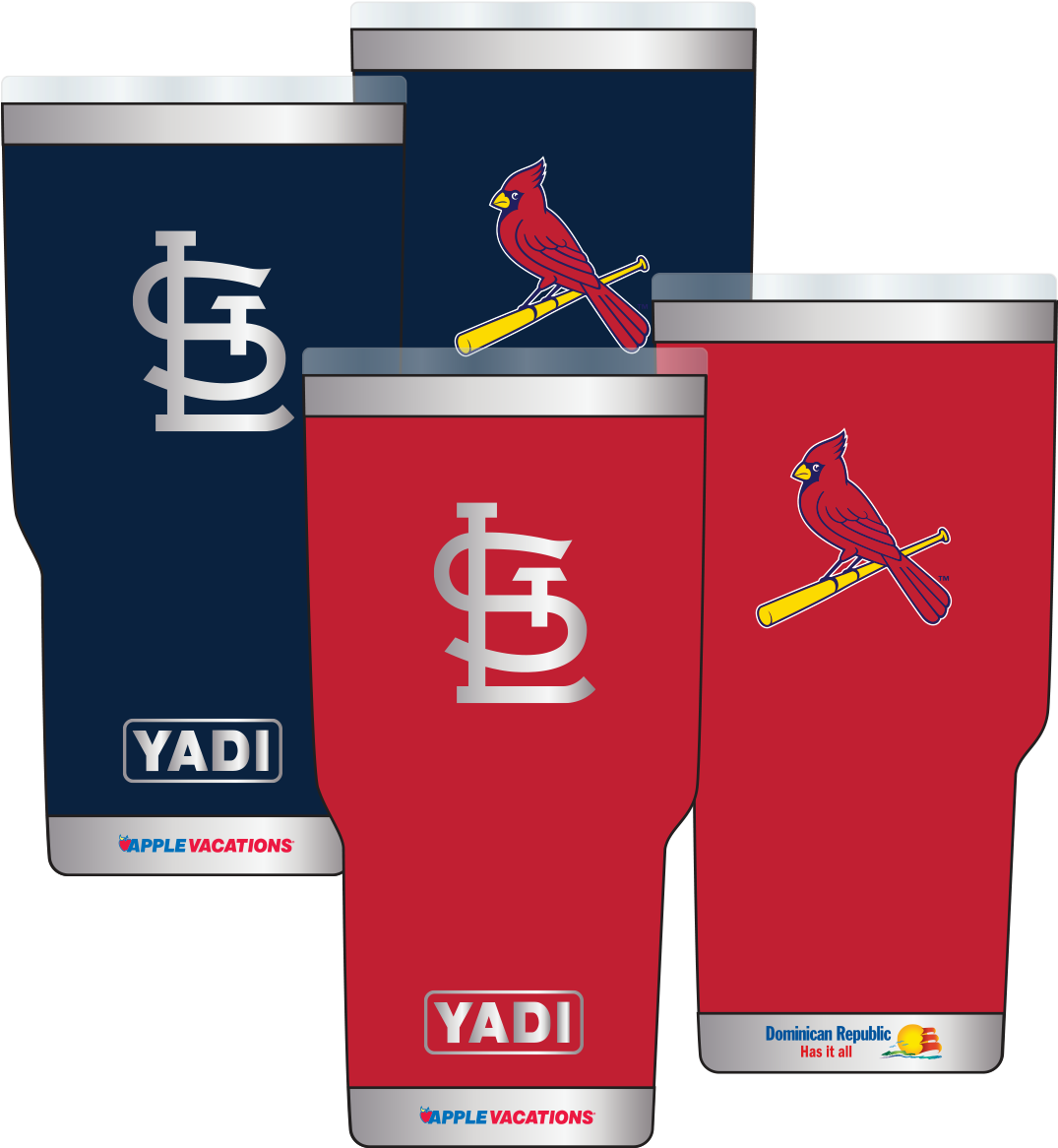 Coming In Cardinals Blue And Cardinals Red, The Stainless - St Louis Cardinals (1173x1228), Png Download