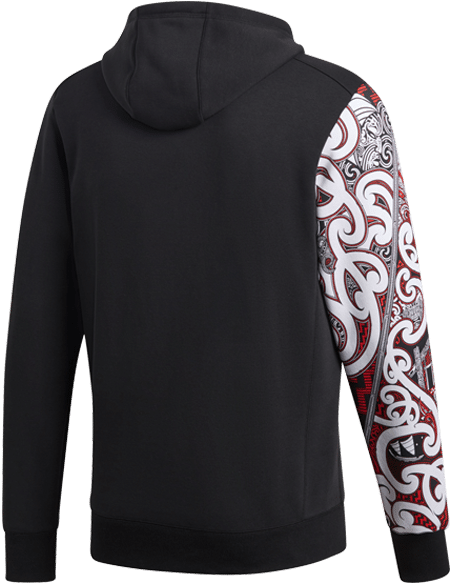 Maori All Blacks Hoodie - All Blacks Maori Hoodie (600x600), Png Download