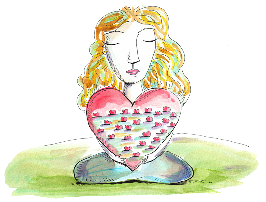 Expand Your Mind & Open Your Heart - Illustration (900x686), Png Download