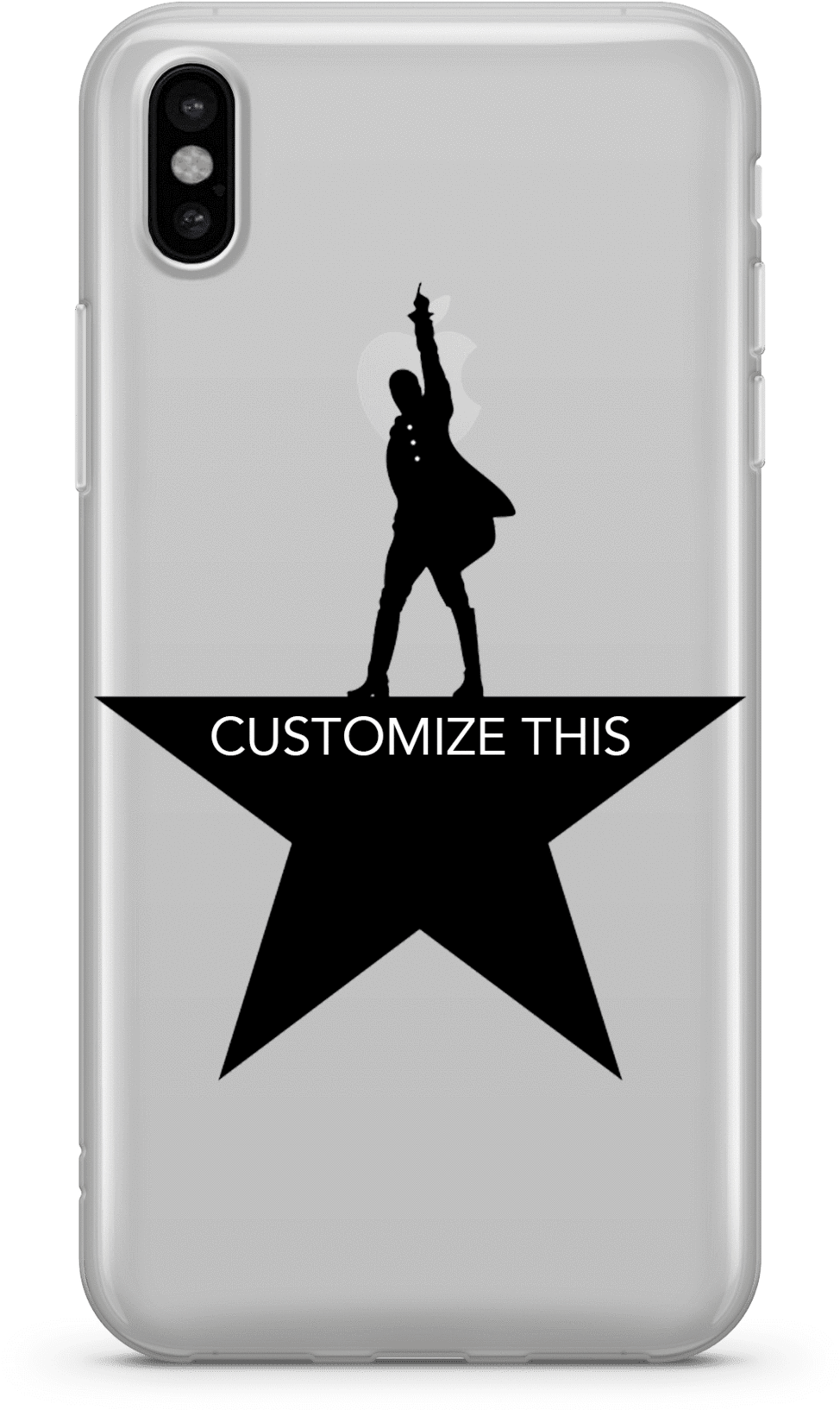 Custom Tpu Silicone Clear Case - Hamilton Broadway (2000x2000), Png Download