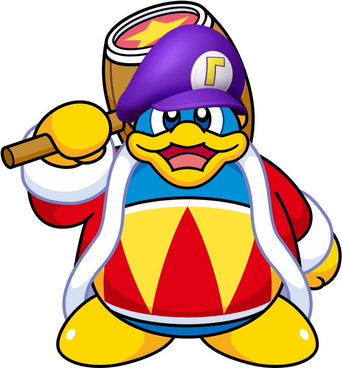 Waluigi's Hat On King Dedede - King Dedede (800x779), Png Download