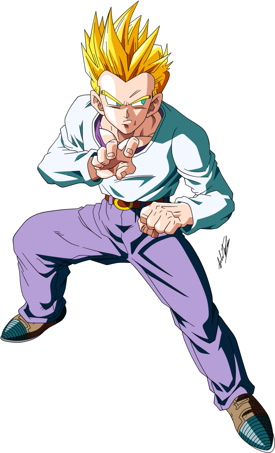 Goten Saiyan - Goten Ssj Dragon Ball Gt (900x1462), Png Download