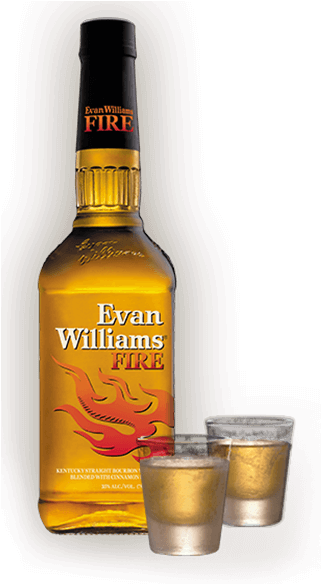 Evan Williams Fire Adel - Evan Williams Fire Whiskey (593x593), Png Download