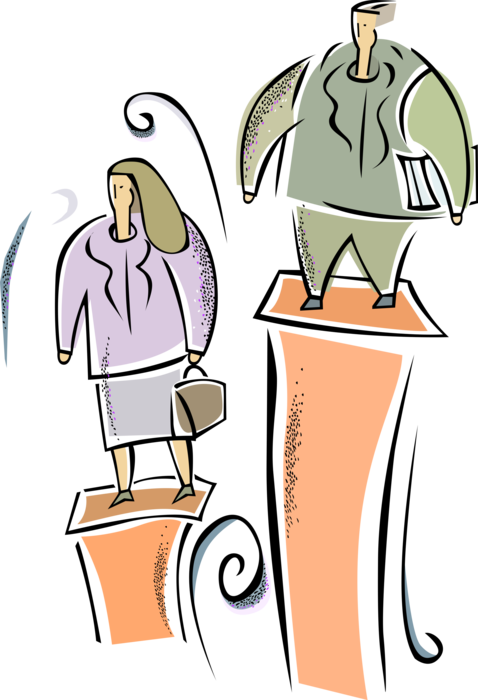 Vector Illustration Of Male Dominant Office Worker - Illustration (478x700), Png Download