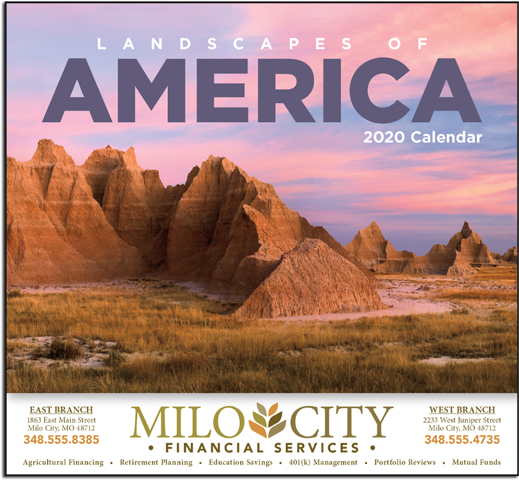 Picture Of Landscapes Of America Wall Calendar - Badlands (1200x1200), Png Download