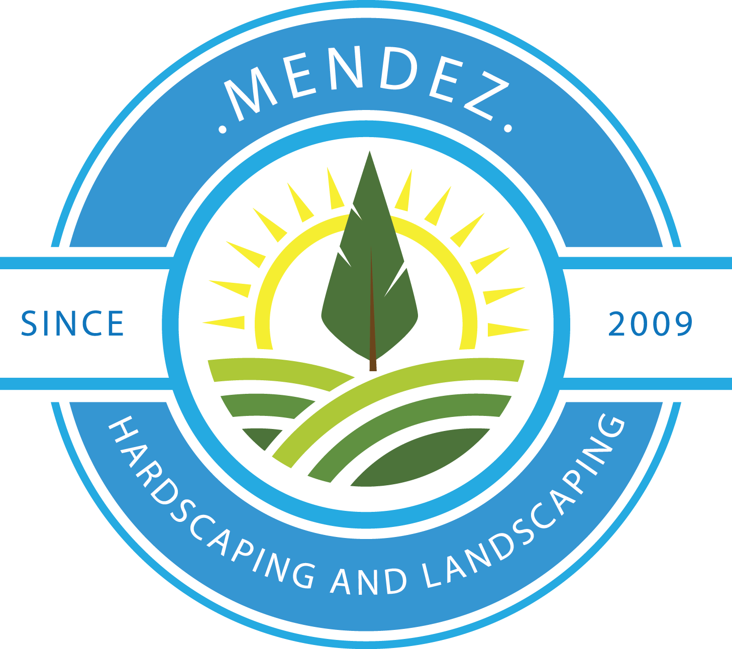 Mendez Hardscaping - Emblem (1457x1292), Png Download
