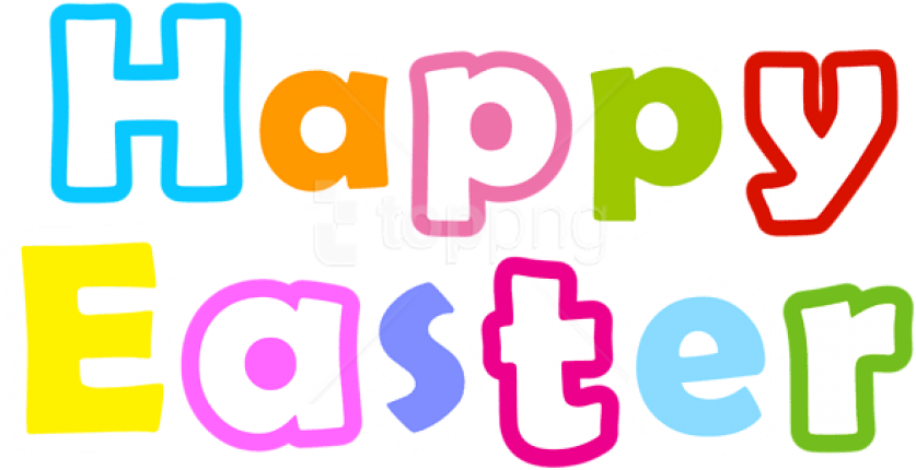 Free Png Download Happy Easter Png Images Background - Graphic Design (850x438), Png Download