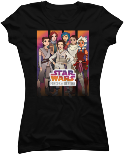 Forces Of Destiny Characters - T-shirt (650x650), Png Download