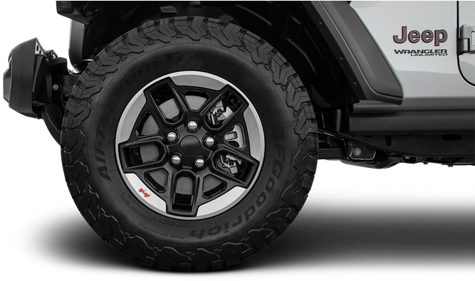 Front Drivers Side Wheel At Profile - Jeep Wrangler (800x400), Png Download