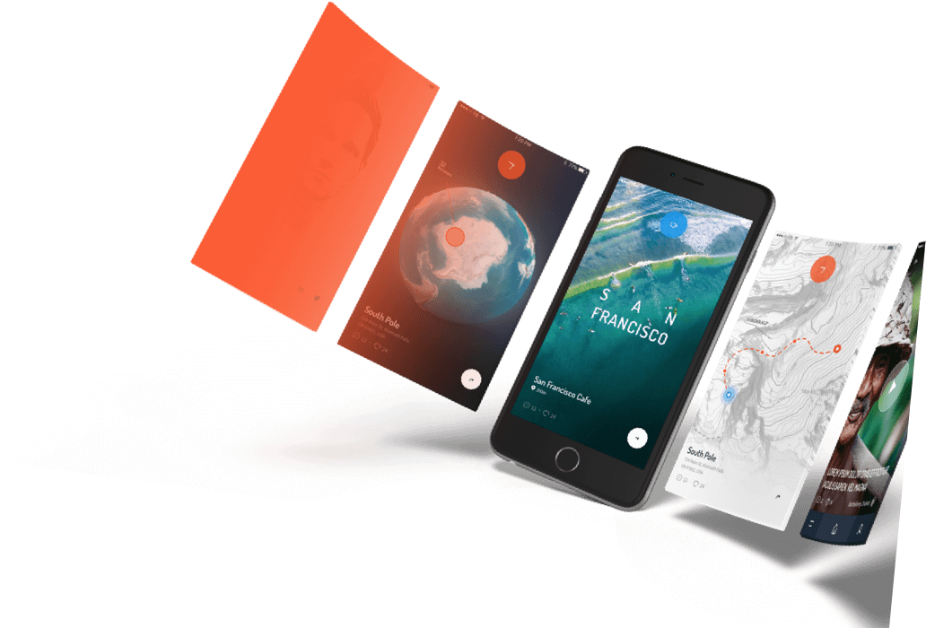 Arco-features - Smartphone (1039x700), Png Download
