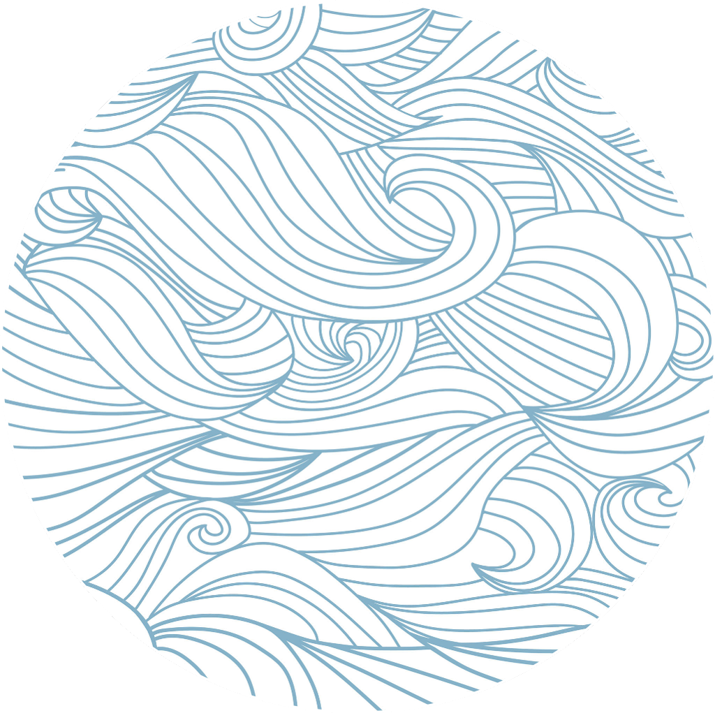 #sticker #swirling #swirl #doodle #circle #waves #blue - Circle (1024x1021), Png Download