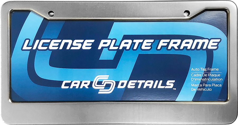 Car Details Anodized Aluminum License Plate Frame V2 - Car (1000x1000), Png Download