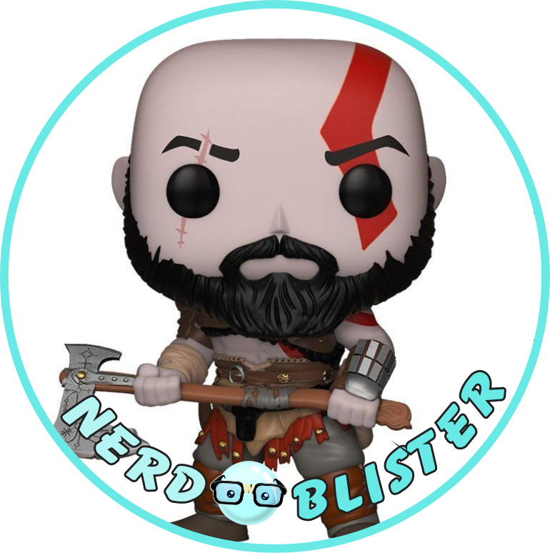 Kratos God Of War 4 Funko Pop Games Original - Cartoon (770x774), Png Download