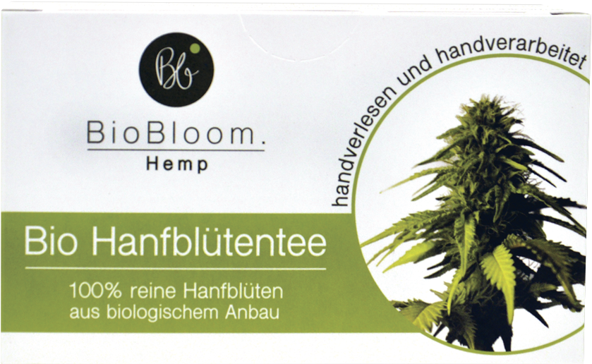 Hemp Flower Tea Bags X20 - Biobloom Organic Hemp Flower Tea 20 Teabags (1024x1024), Png Download