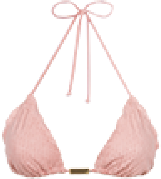 Romance Scales Ripple Triangle Top - Brassiere (1024x726), Png Download
