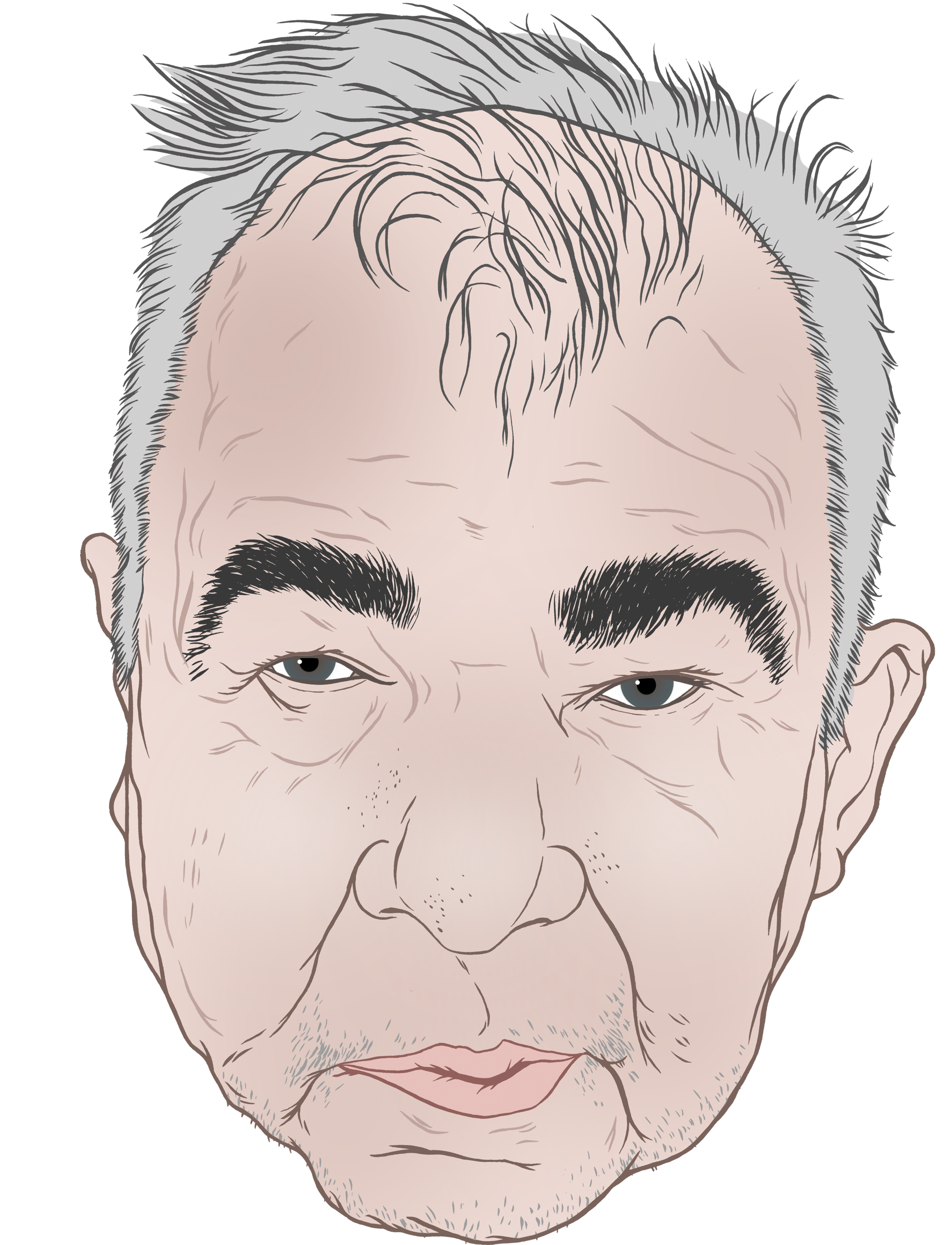 John Prine - Illustration (3775x2956), Png Download