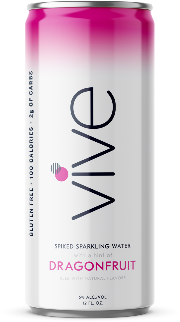 Vive Can Mockup Dragonfruit Side - Caffeinated Drink (1000x1333), Png Download