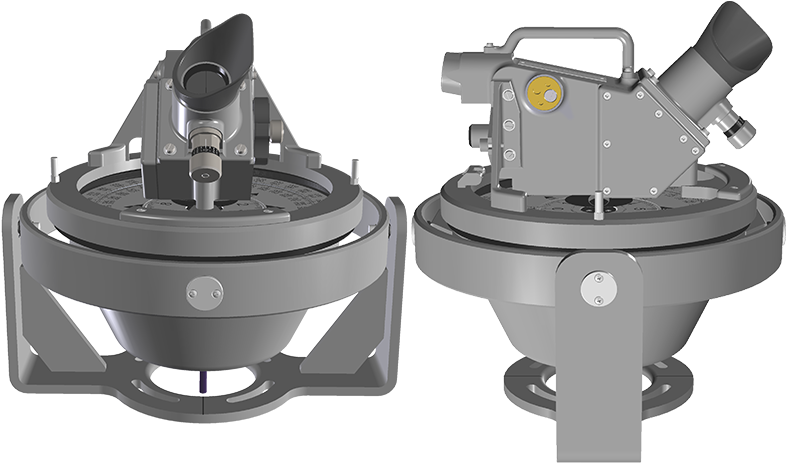 Md60a2k Telescopic Alidade For Bearing Compass Repeaters - Telescopic Alidade Navy (800x600), Png Download