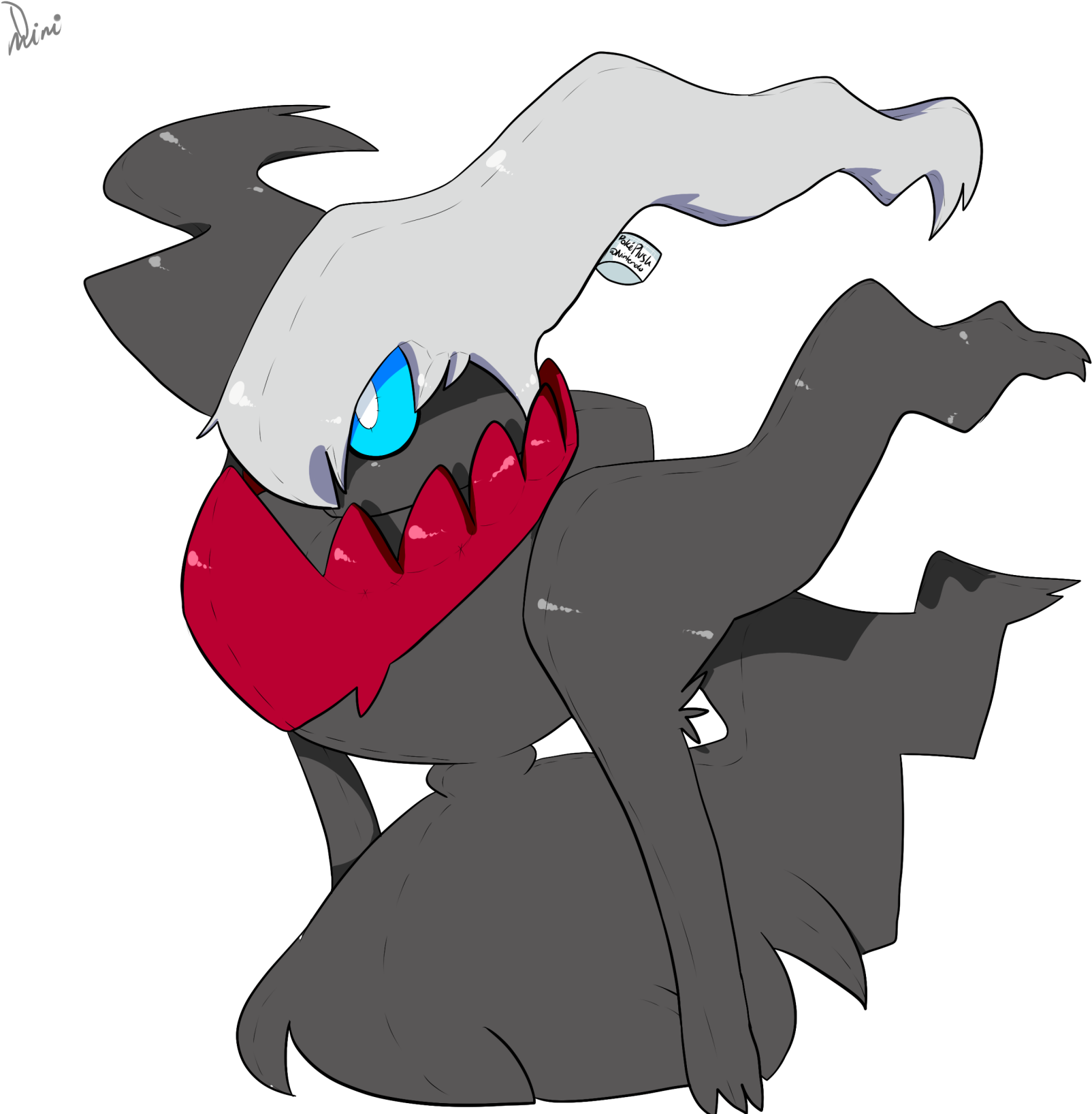 Darkrai Plush - Cartoon (2048x1664), Png Download