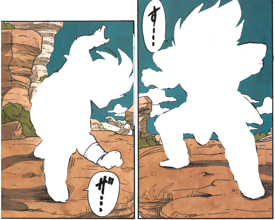 Copy Discord Cmd - Goku And Vegeta Fighting Stance (961x768), Png Download