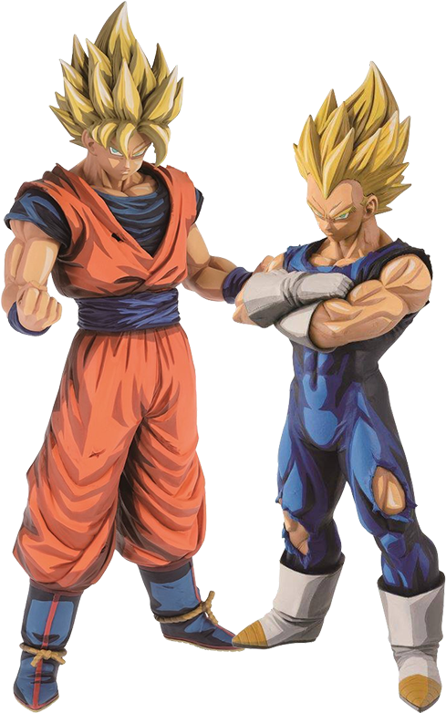 Banpresto Dragonball Z Super Sayan Goku And Vegeta - Grandista Vegeta Manga Dimensions (900x800), Png Download