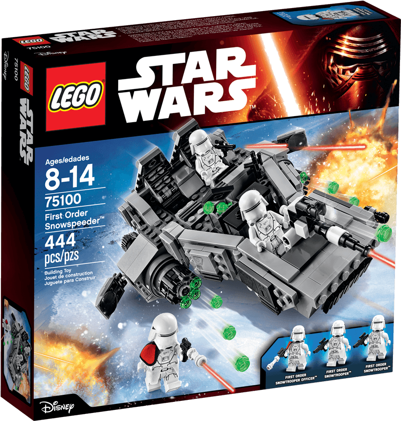 First Order Snowspeeder - First Order Snowspeeder 75100 (1488x837), Png Download