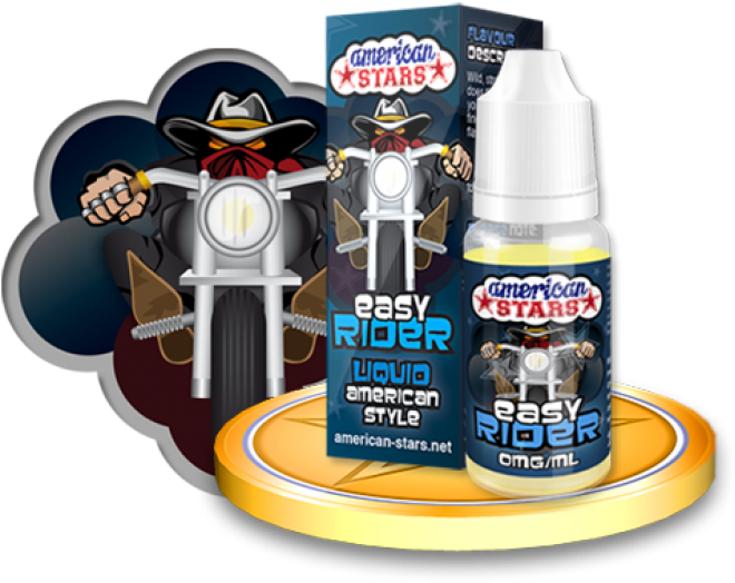 American Stars Easy Rider Likit 30ml - American Stars Easy Rider (750x750), Png Download