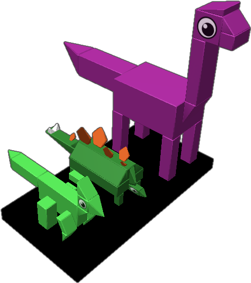 Includes Parasaurolophus, Stegosaurus And Brachiosaurus - Illustration (768x768), Png Download