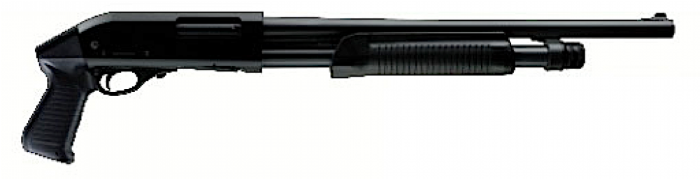 Chiappa Firearms C6-12 Pump Action Shotgun, Black Finish, - Firearm (1000x1194), Png Download