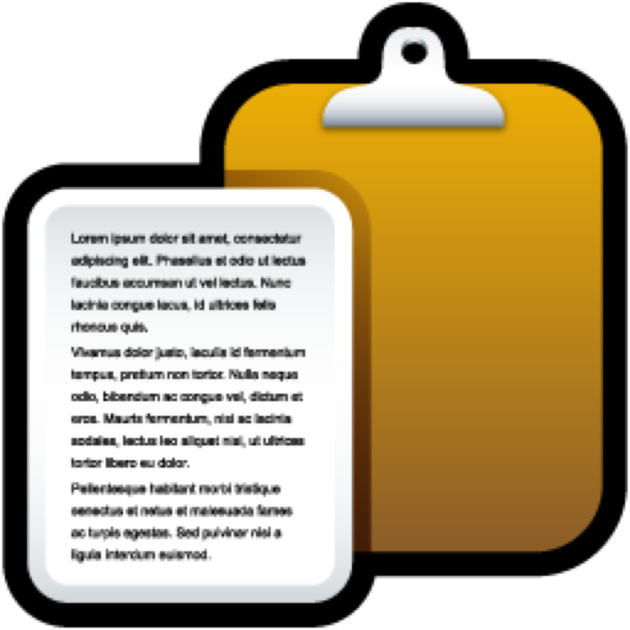 Easy Clipboard Management 4 - Document Icon (630x630), Png Download