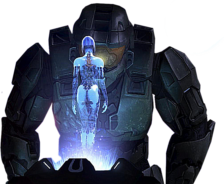 Master Chief Render Photo - Master Chief And Cortana Png (899x705), Png Download