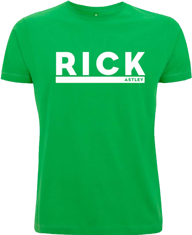 'block' Green T-shirt Rick Astley - Active Shirt (675x834), Png Download