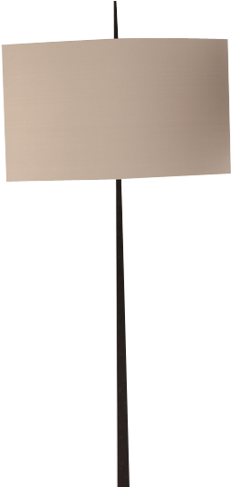 Heathfield Large Tapering Harral Floor Lamp - Lampshade (800x621), Png Download