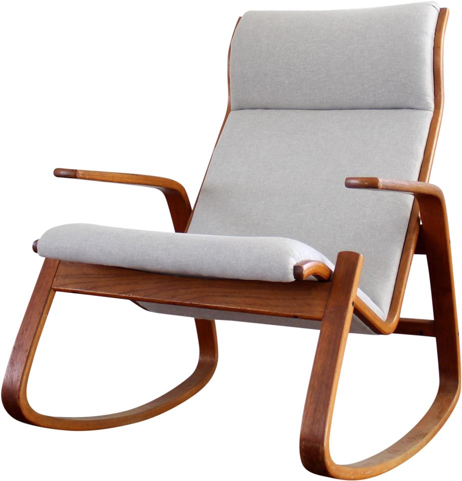 Modern Rocking Chair Best Of Westnofa Danish Modern - Rocking Chair (1024x1066), Png Download