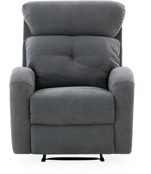 Image For Grey Upholstered Reclining And Rocking Armchair - Sleeper Chair (519x804), Png Download