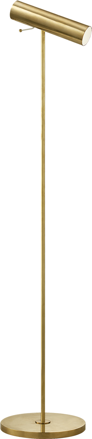 Lancelot Pivoting Floor Lamp In Hand-rubbed Antique - Floor (1440x1440), Png Download