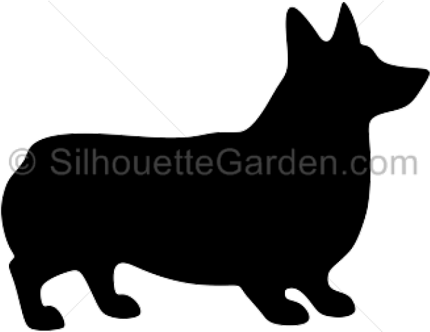 Dachshund Clipart Mandala - Corgi Silhouettes (640x480), Png Download
