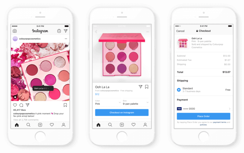 Instagram Is Rolling Out An In-app Checkout Feature - Put Promo Code In Ryde (800x502), Png Download