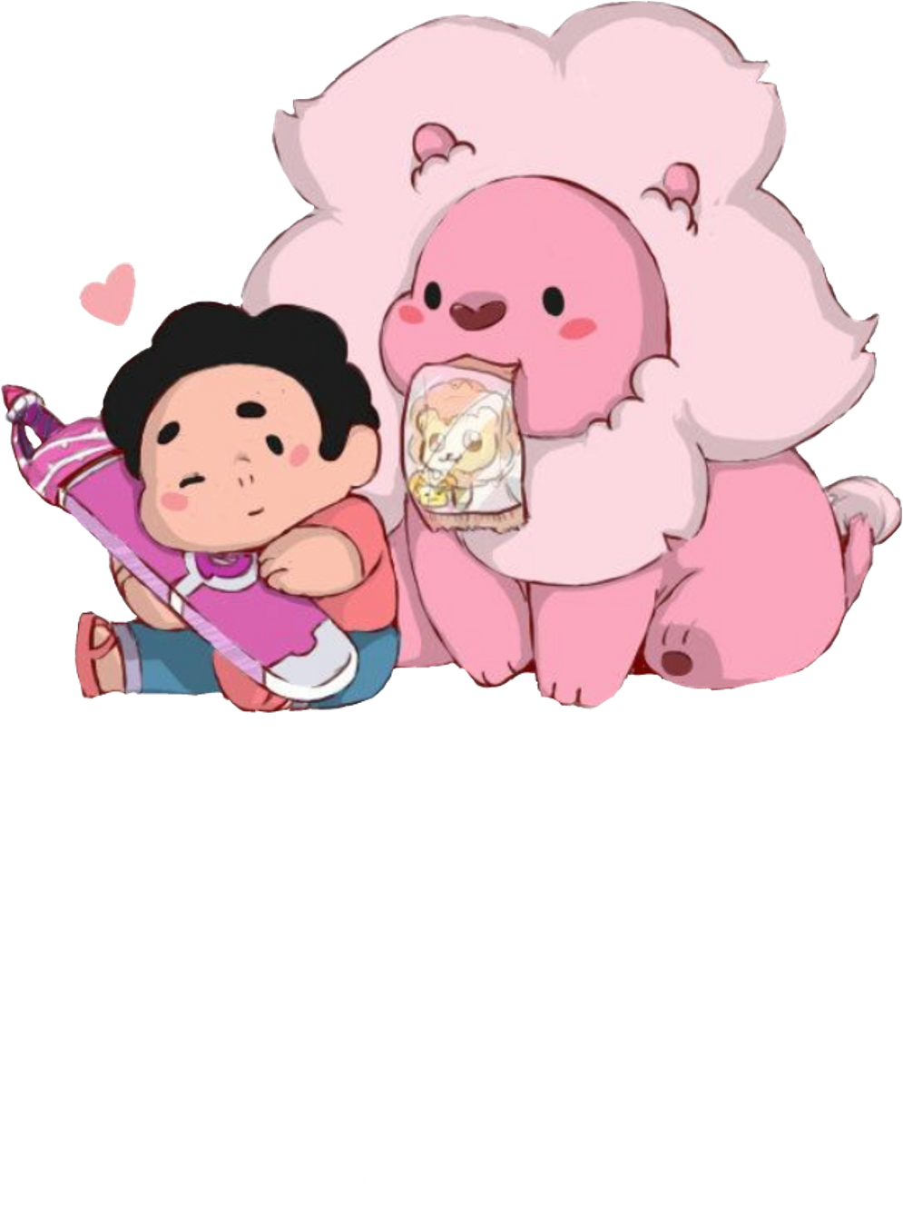 Stevenuniverse Sticker - Cute Steven Universe Lion (1024x1351), Png Download