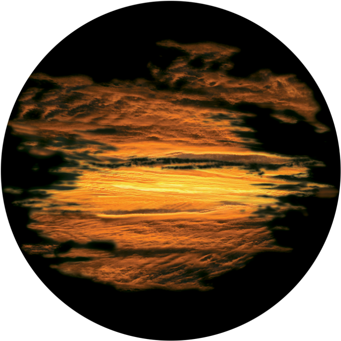 Romantic Sunset - Circle (800x800), Png Download