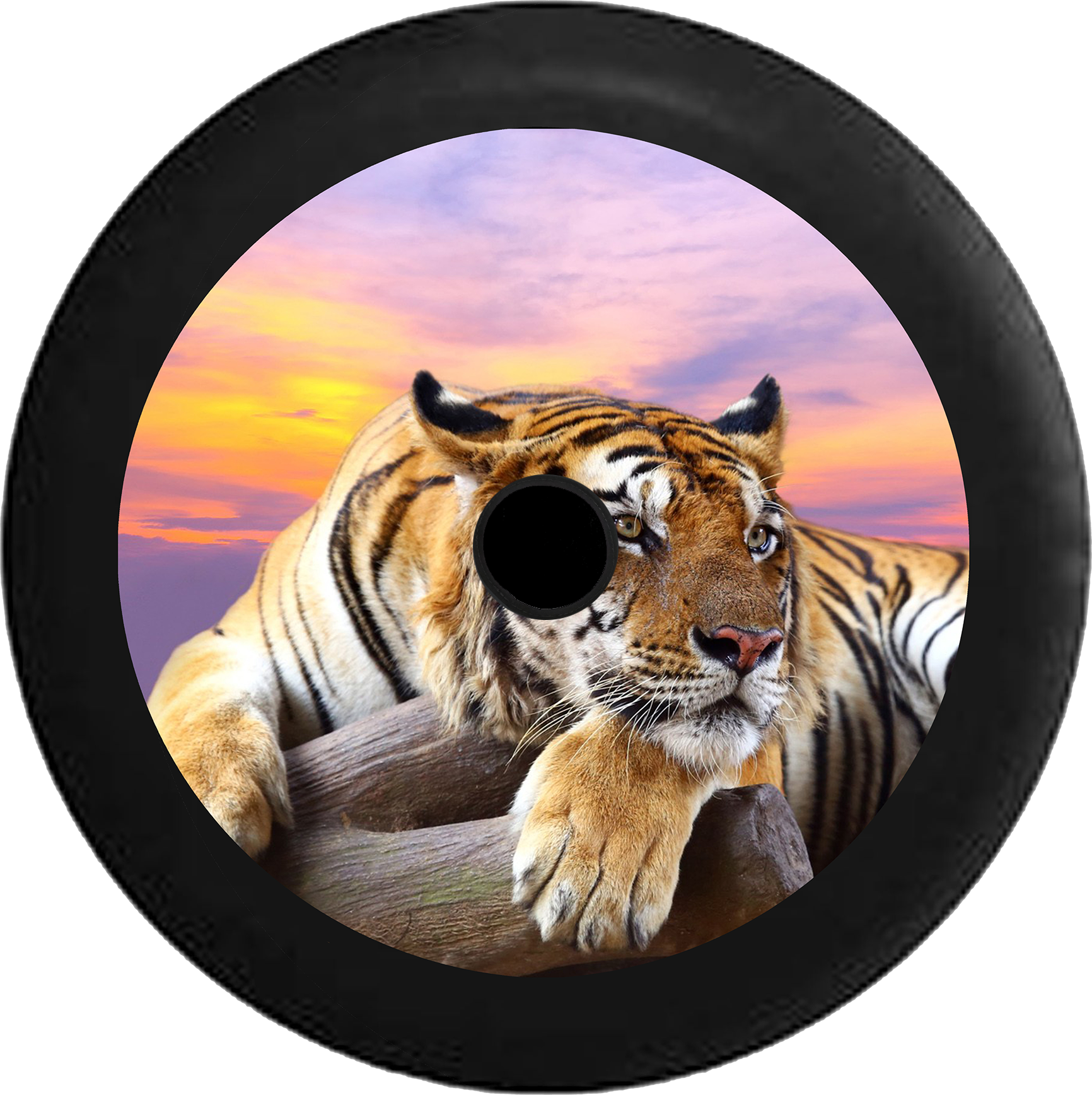 Jeep Wrangler Jl Backup Camera Lion Jungle Cat Sunset - Live Wallpaper Of Animals (1732x1736), Png Download