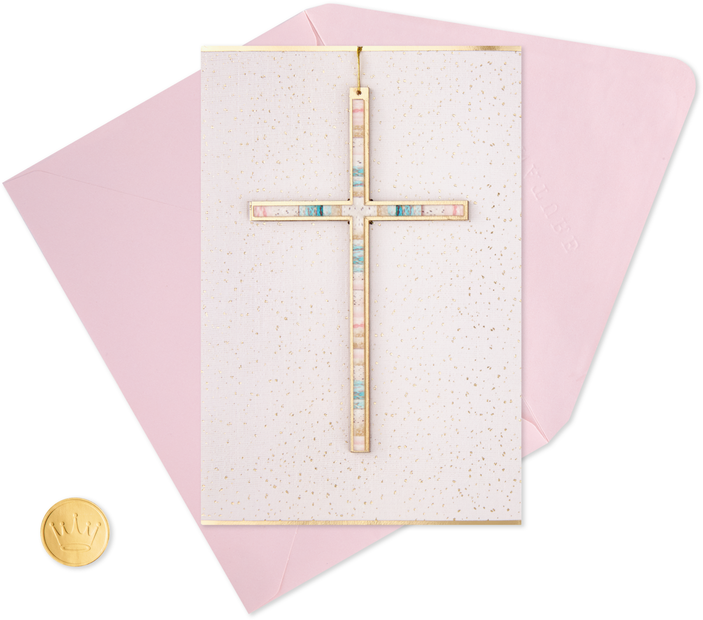 Painted Cross Easter Card - Cross (1470x1470), Png Download