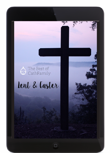 Cathfamily Ebook Lent & Easter - Cross (715x726), Png Download