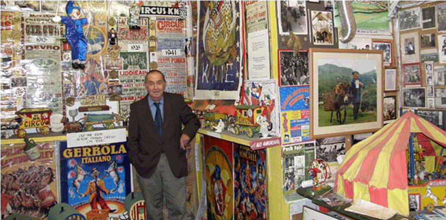 Mr Patrick Houlihan In His Basement Museum, Killorglin - Collection (1582x439), Png Download