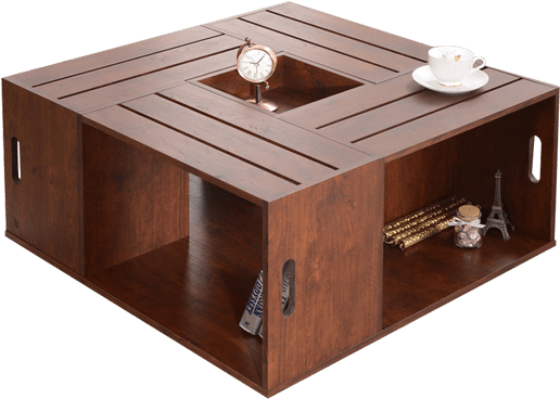 Square Coffee Table (800x400), Png Download
