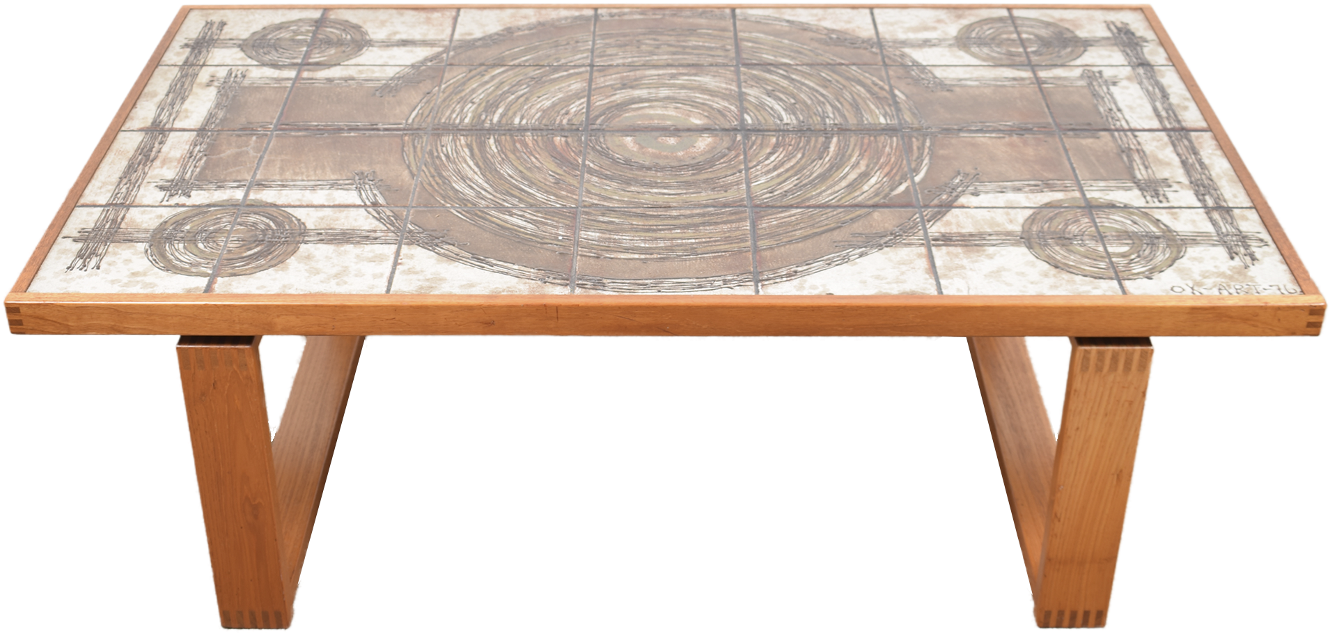 Rectangle Tile Table By Ox-art - Coffee Table (2000x2000), Png Download