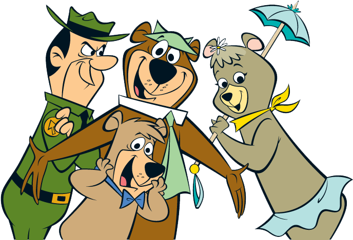Grp 39 Gangwaistup Col - Yogi Bear Face (703x500), Png Download