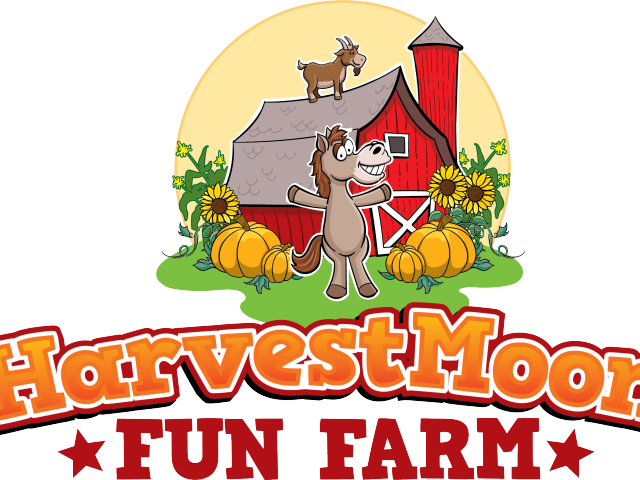 Harvest Moon Clipart Pumpkin Farm - Cartoon (640x480), Png Download