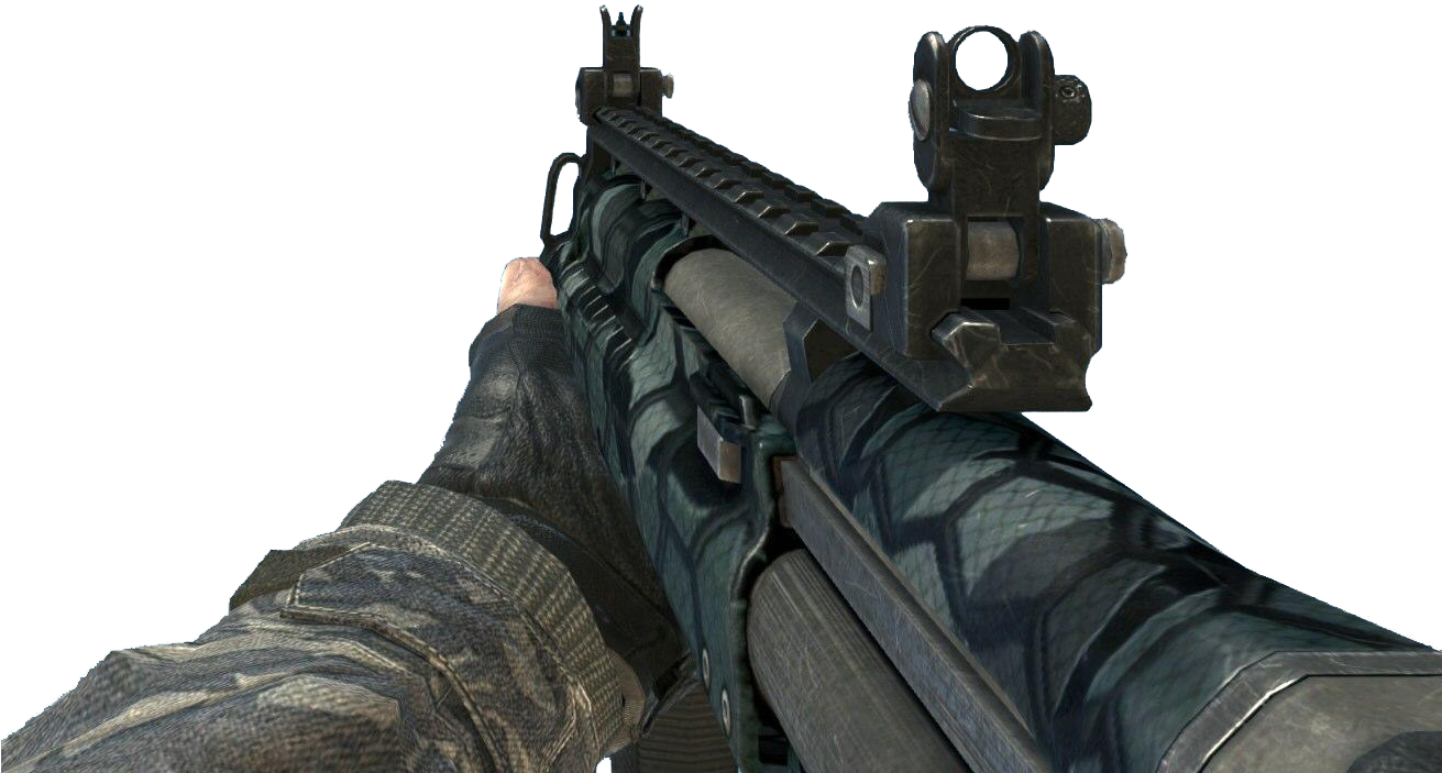 Ksg Black Ops - Call Of Duty: Modern Warfare 3 (1310x770), Png Download